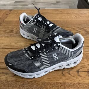 On Cloudgo Shoes Mens Sz 11 Black Grey Glacier Road Running Walking 55.98634
